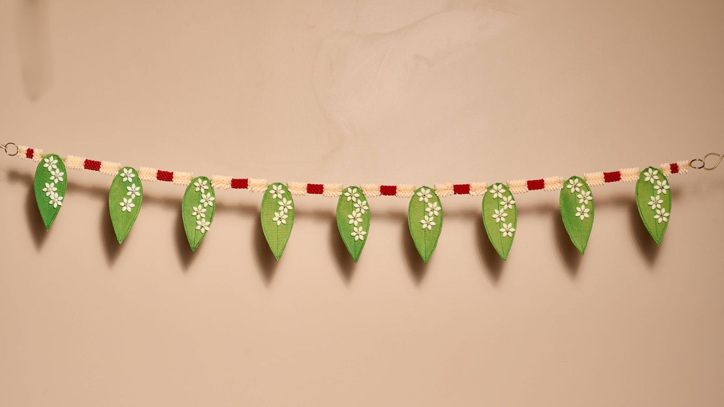 Bandarwal Silk Fabric Leaves