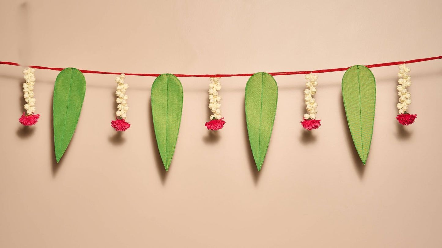 Bandarwal Silk Fabric Leaves