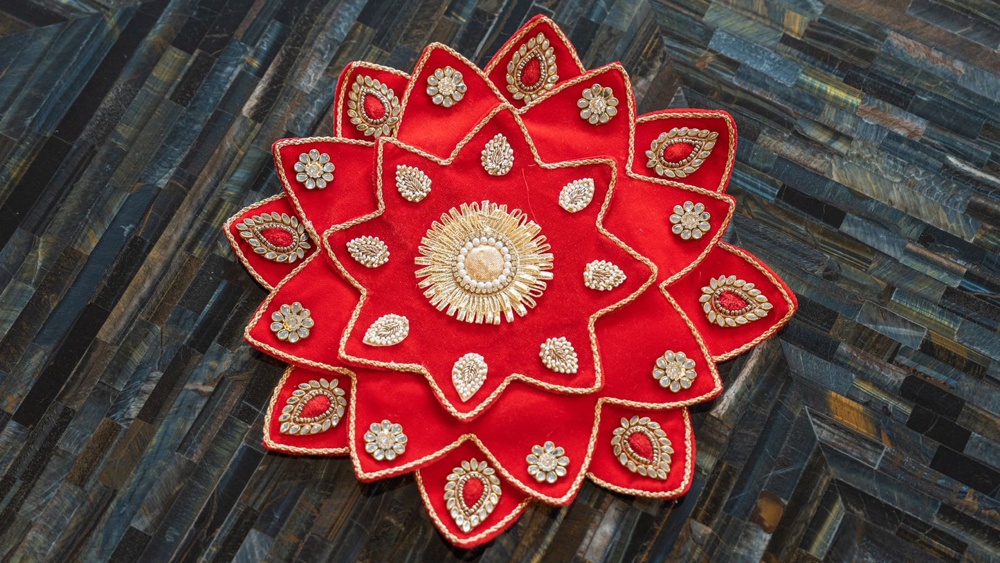 Table Decor Velvet Fabric
