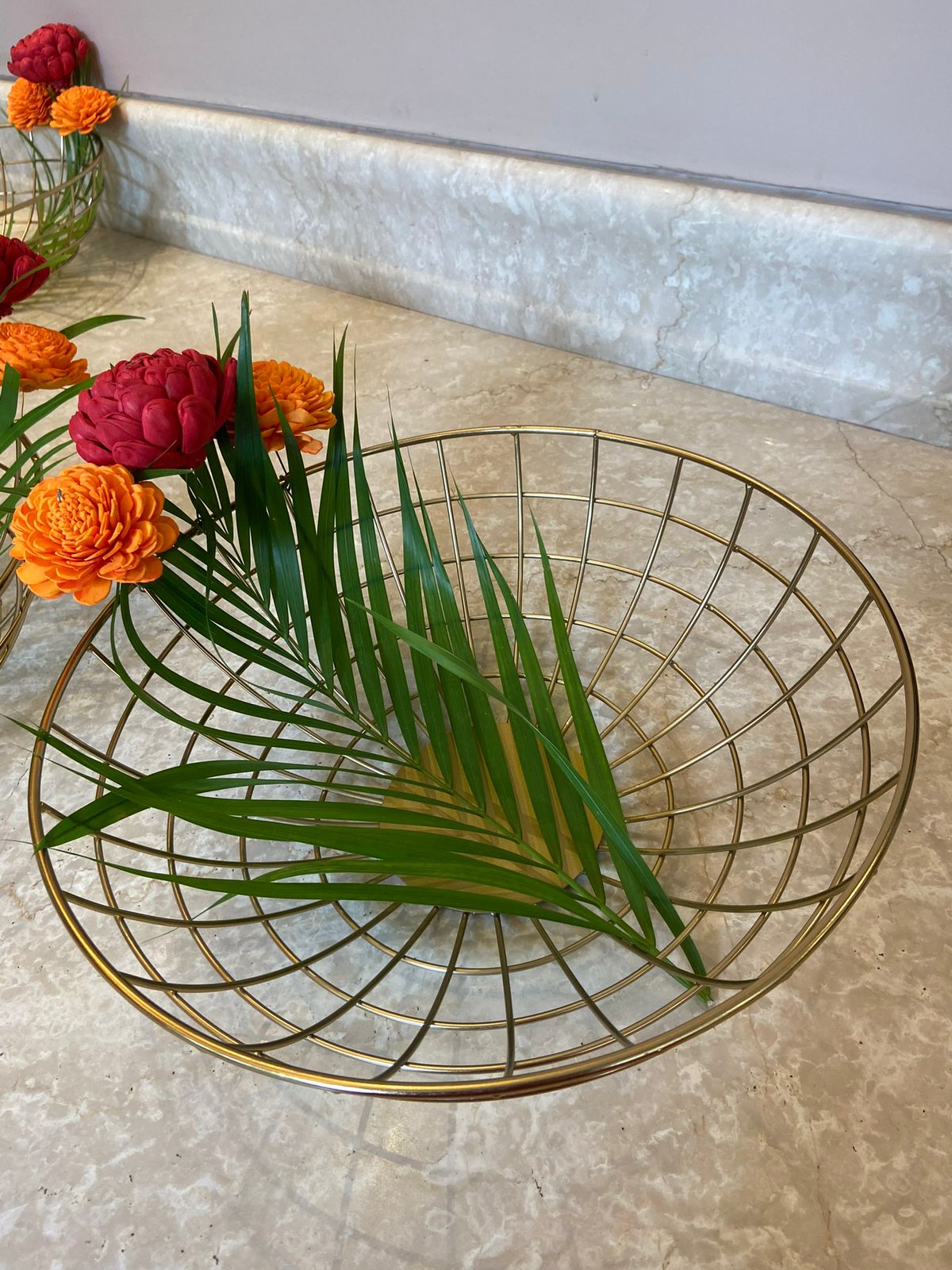 Basket With Decor