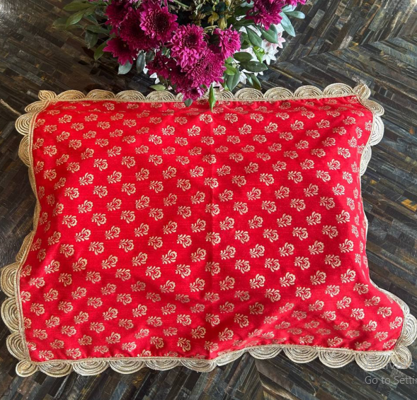 Block Printed Tray Covers