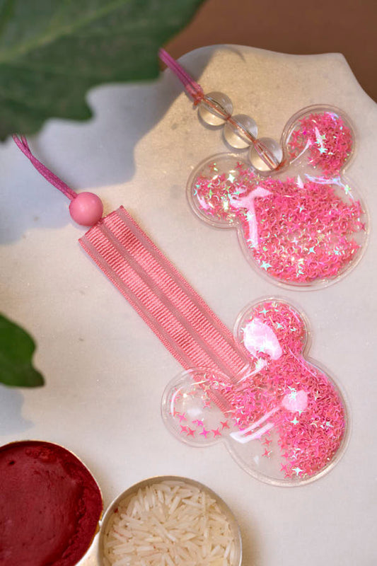 SHAKER MINNIE MOUSE AND SHAKER HEART