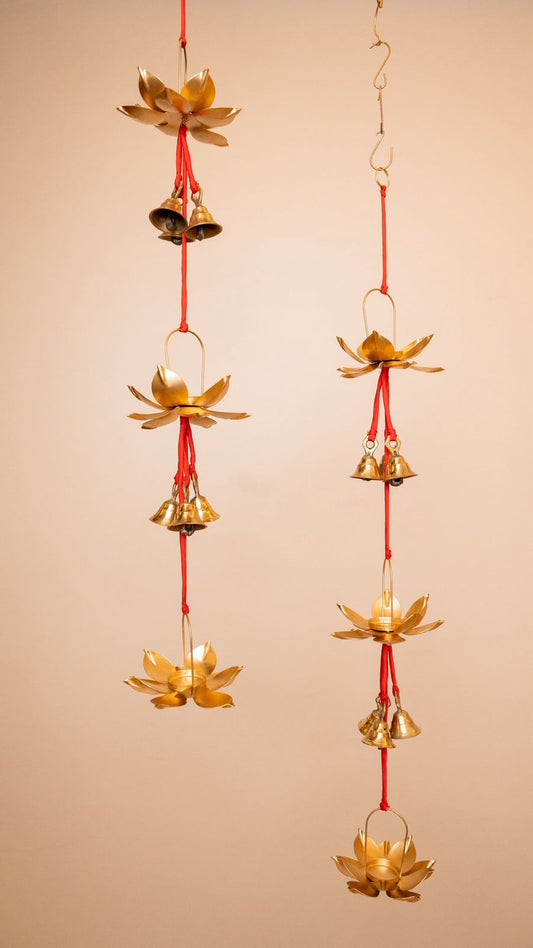 Silk Fabric - Metal lotus