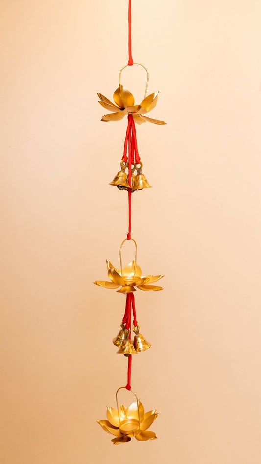 Silk Fabric - Metal Lotus