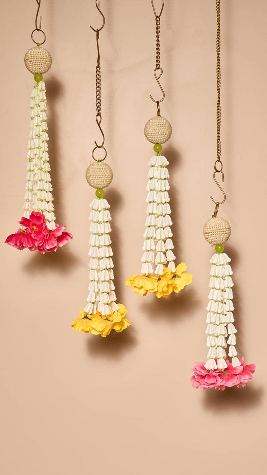 Hanging Flower Yellow & Pink