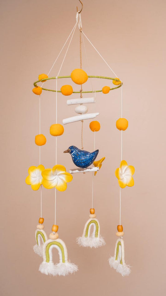 Hanging Macrame Flowers