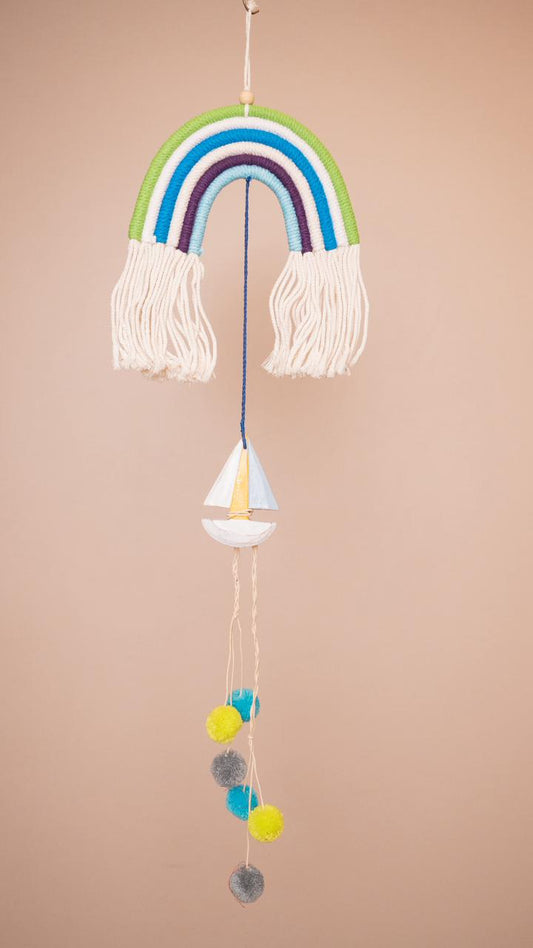 Hanging Macrame Wooden Props
