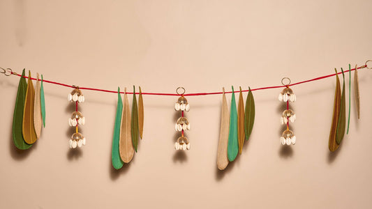 Bandarwal Silk Fabric Leaves
