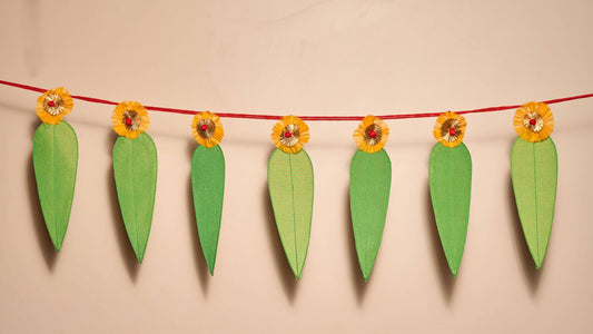 Bandarwal Silk Fabric Leaves