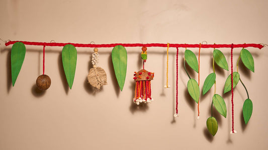 Bandarwal Silk Fabric Leaves