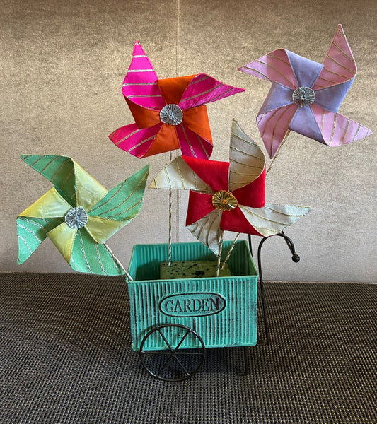 Decor Embellishments & Flowers Fabric Pinwheels