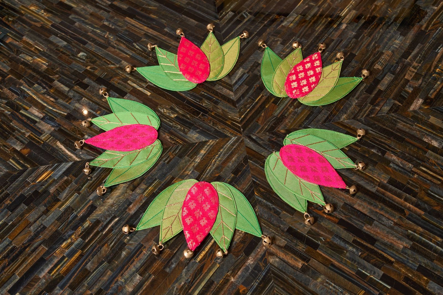 Rangoli / Table Decor Brocode Fabric