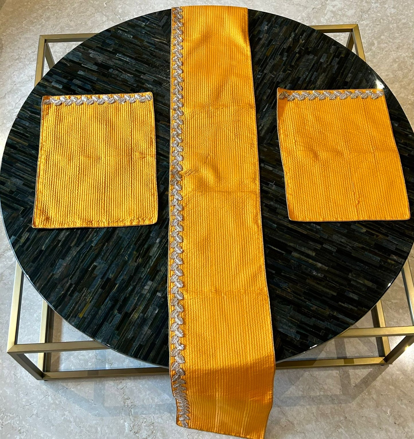 Table Mat Silk Fabric