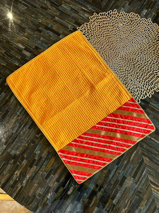 Table Mats Colour Gota Work