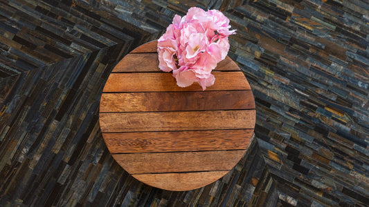 Platter With Side Flowers