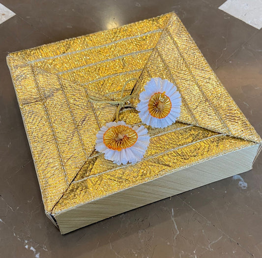 Fabric Boxes Golden