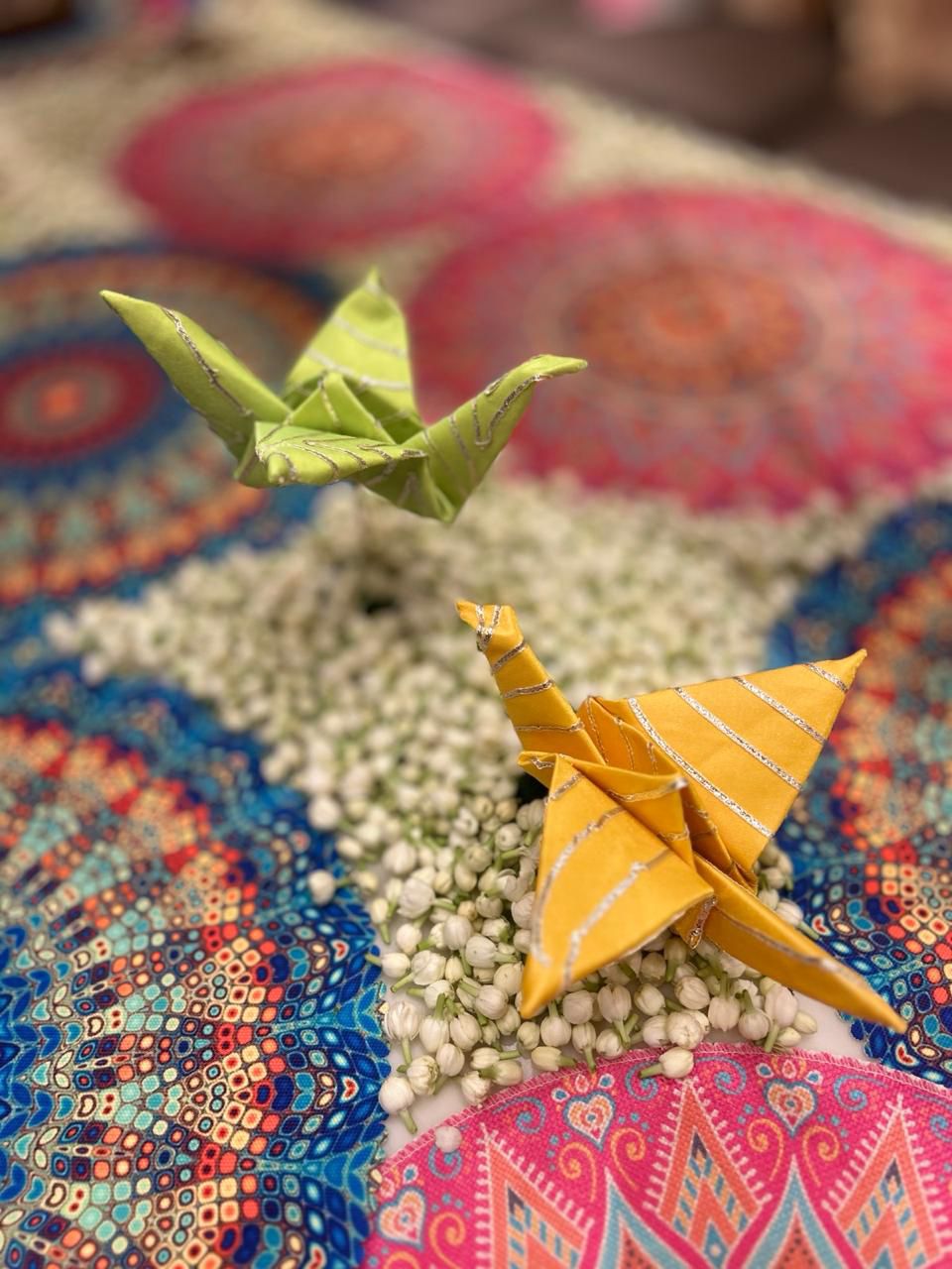 Decor Embellishments & Flowers Fabric Bird