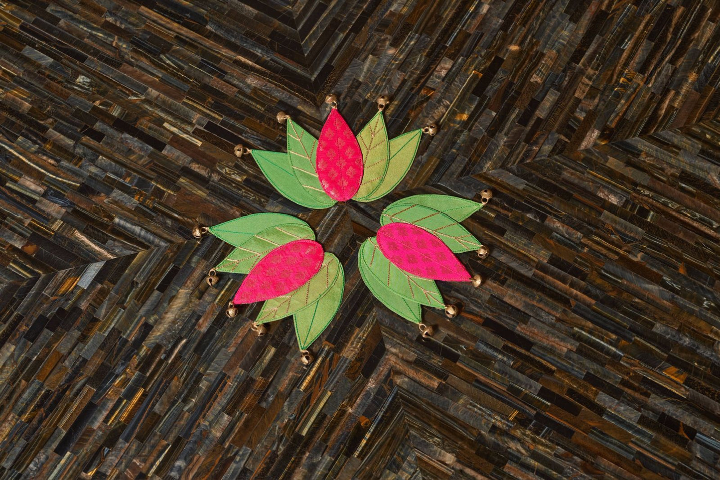 Rangoli / Table Decor Brocode Fabric