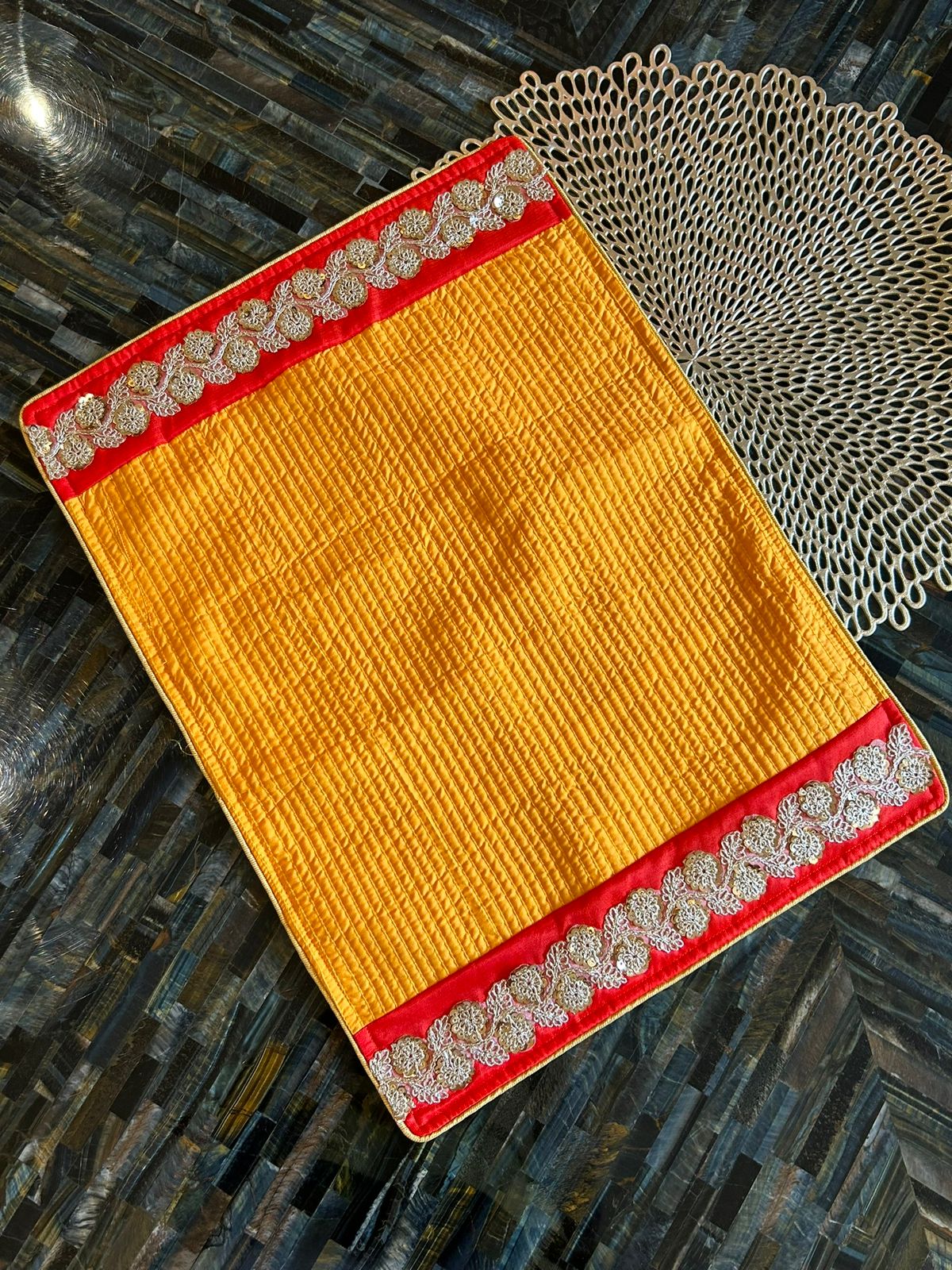 Table Mats Silk Fabric