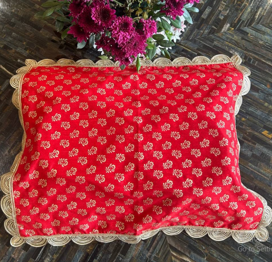 Block Printed Tray Covers